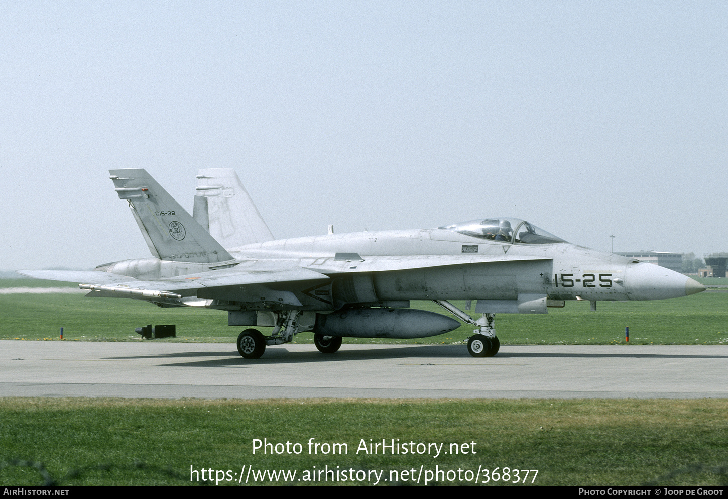 Aircraft Photo of C.15-38 | McDonnell Douglas EF-18A Hornet | Spain - Air Force | AirHistory.net #368377