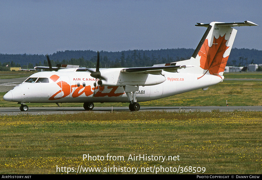 Aircraft Photo of C-GABI | De Havilland Canada DHC-8-102 Dash 8 | Air Canada Jazz | AirHistory.net #368509