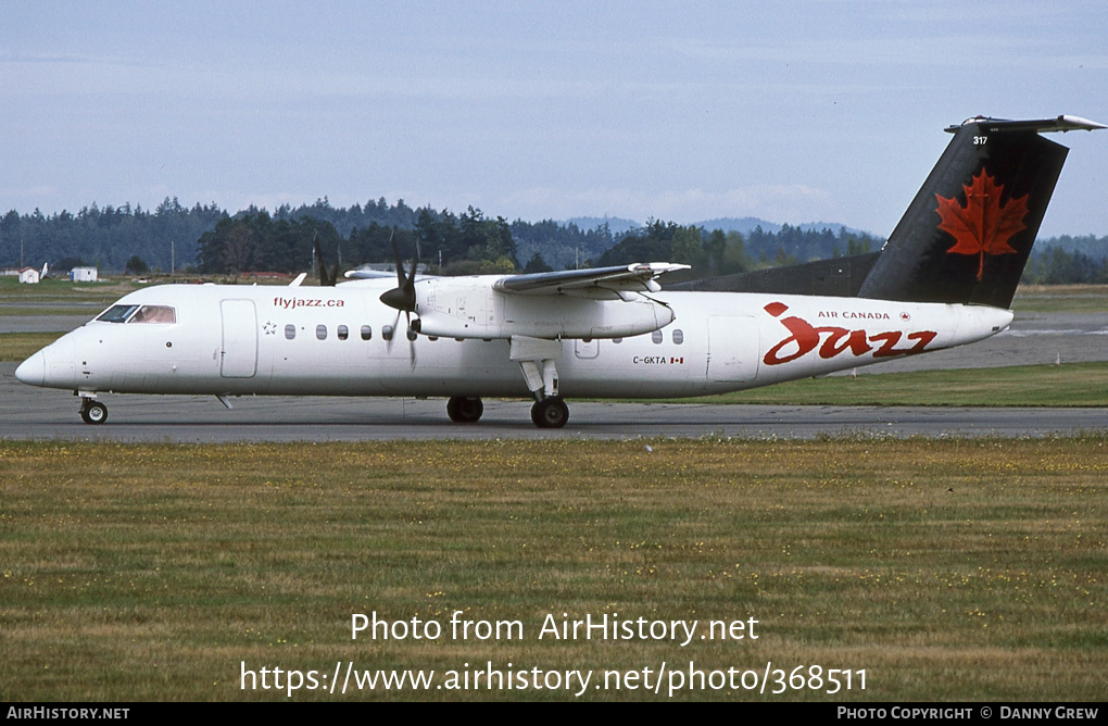 Aircraft Photo of C-GKTA | De Havilland Canada DHC-8-301 Dash 8 | Air Canada Jazz | AirHistory.net #368511