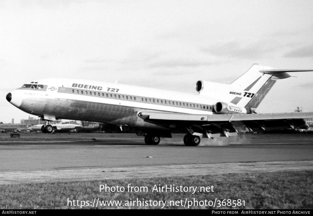 Aircraft Photo of N7003U | Boeing 727-22 | Boeing | AirHistory.net #368581