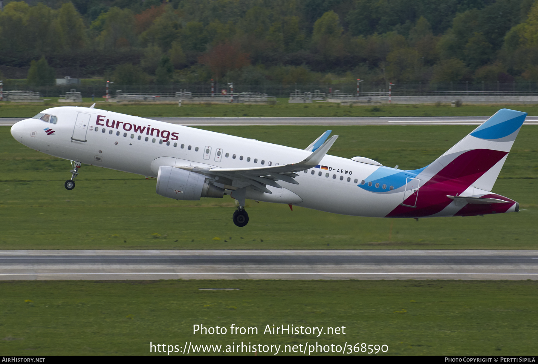 Aircraft Photo of D-AEWO | Airbus A320-214 | Eurowings | AirHistory.net #368590