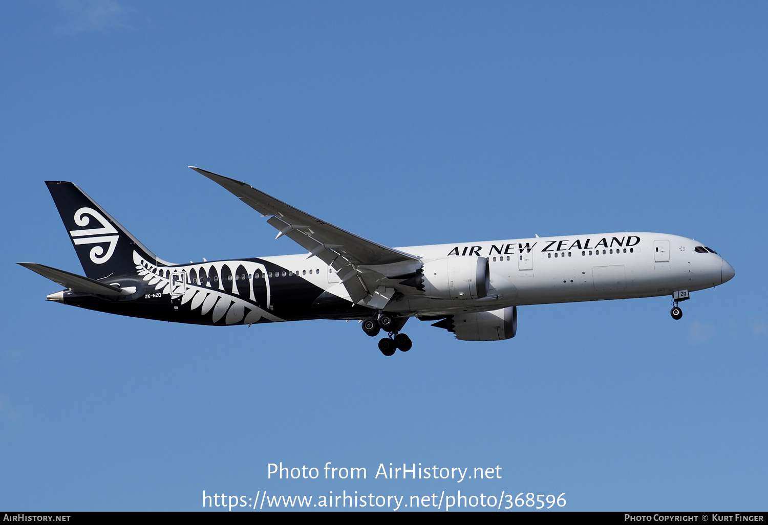 Aircraft Photo of ZK-NZQ | Boeing 787-9 Dreamliner | Air New Zealand | AirHistory.net #368596