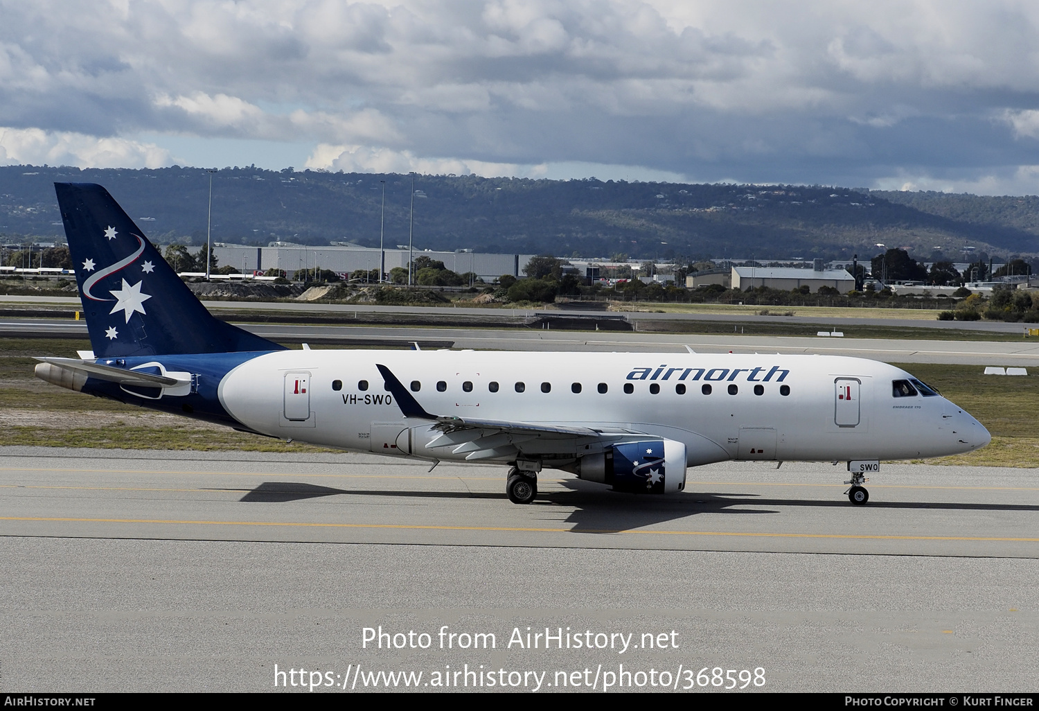 Aircraft Photo of VH-SWO | Embraer 170LR (ERJ-170-100LR) | Air North | AirHistory.net #368598