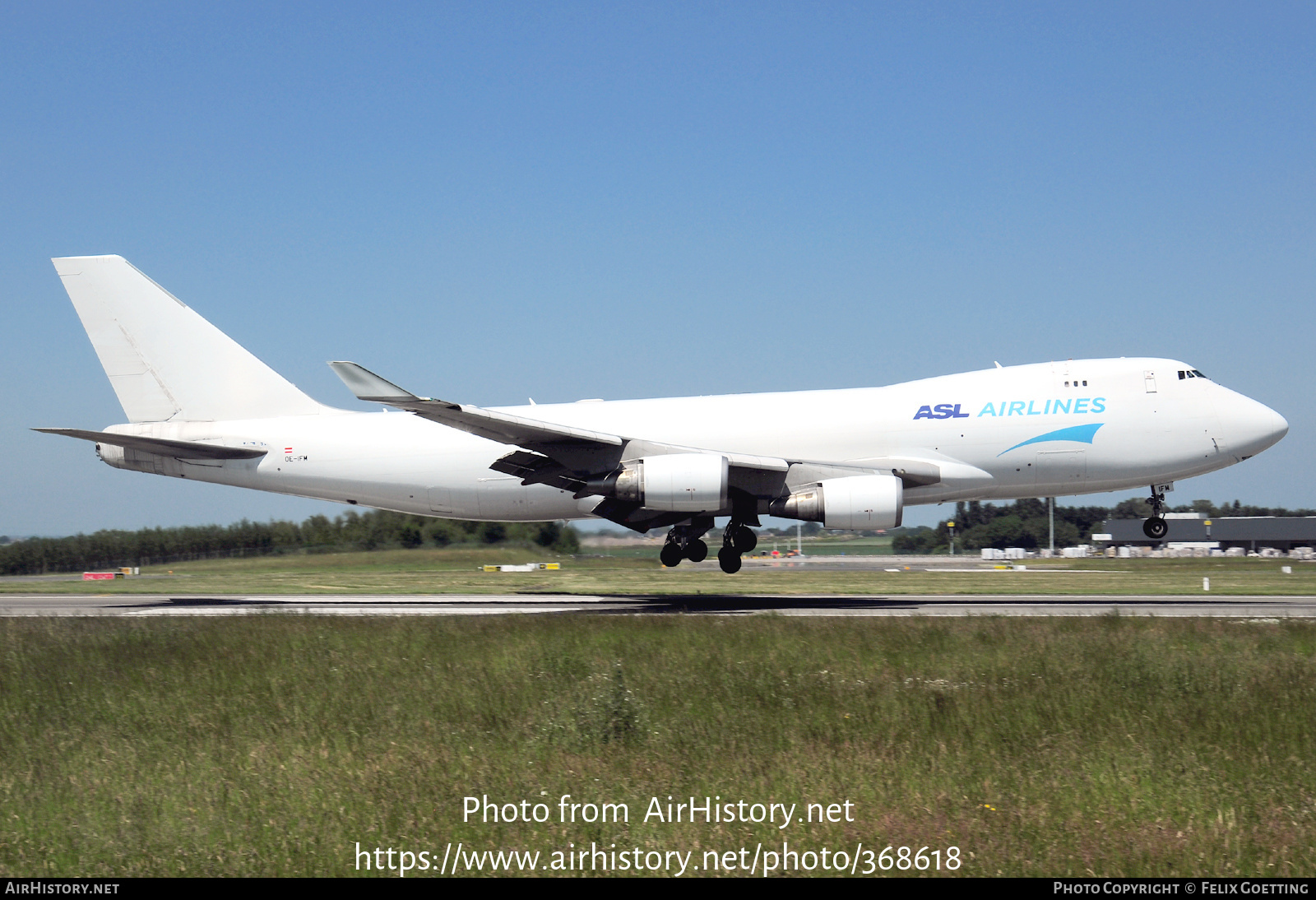 Aircraft Photo of OE-IFM | Boeing 747-4KZF/SCD | ASL Airlines | AirHistory.net #368618