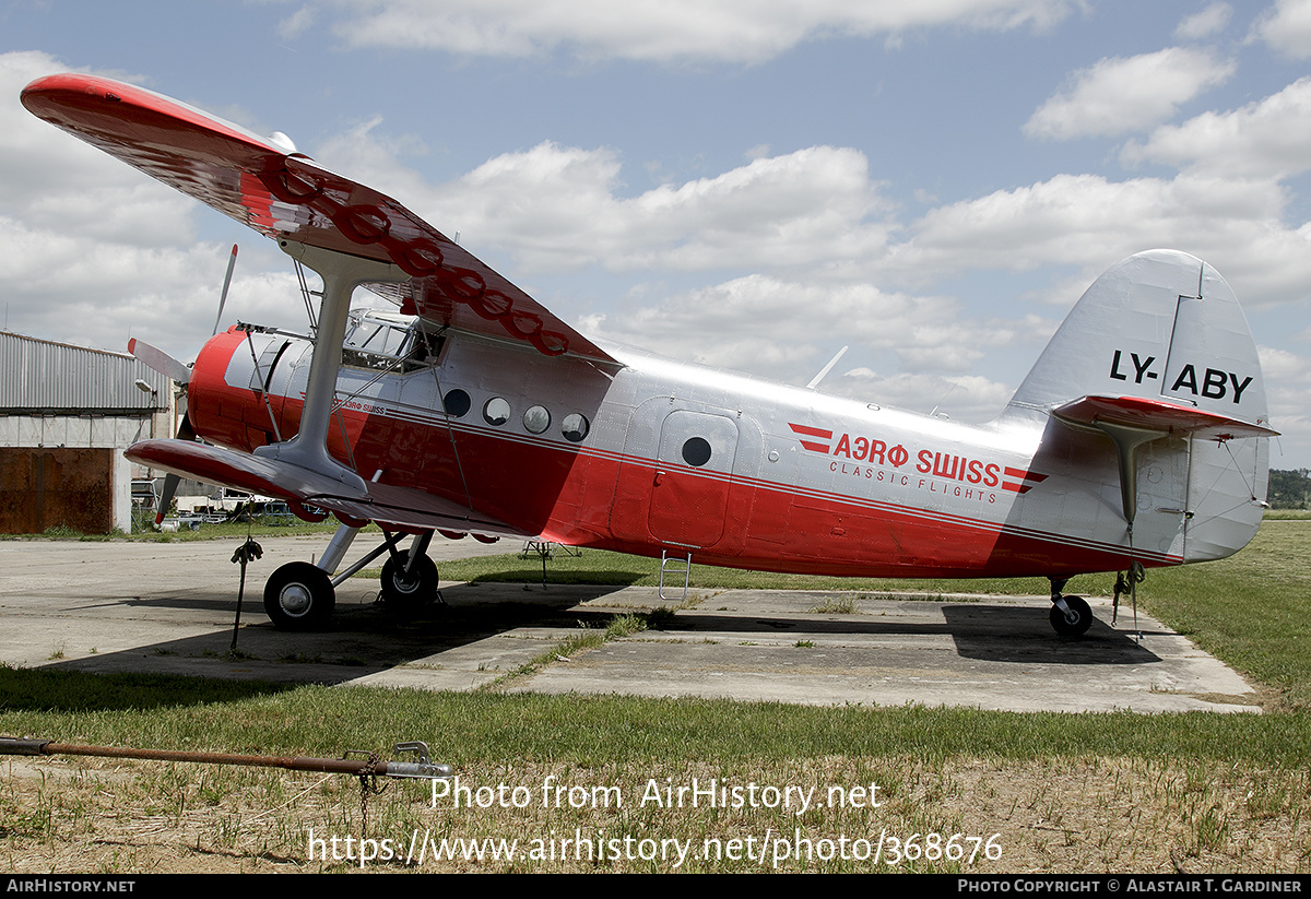 Aircraft Photo of LY-ABY | Antonov An-2TP | Aero Swiss Classic Flights | AirHistory.net #368676