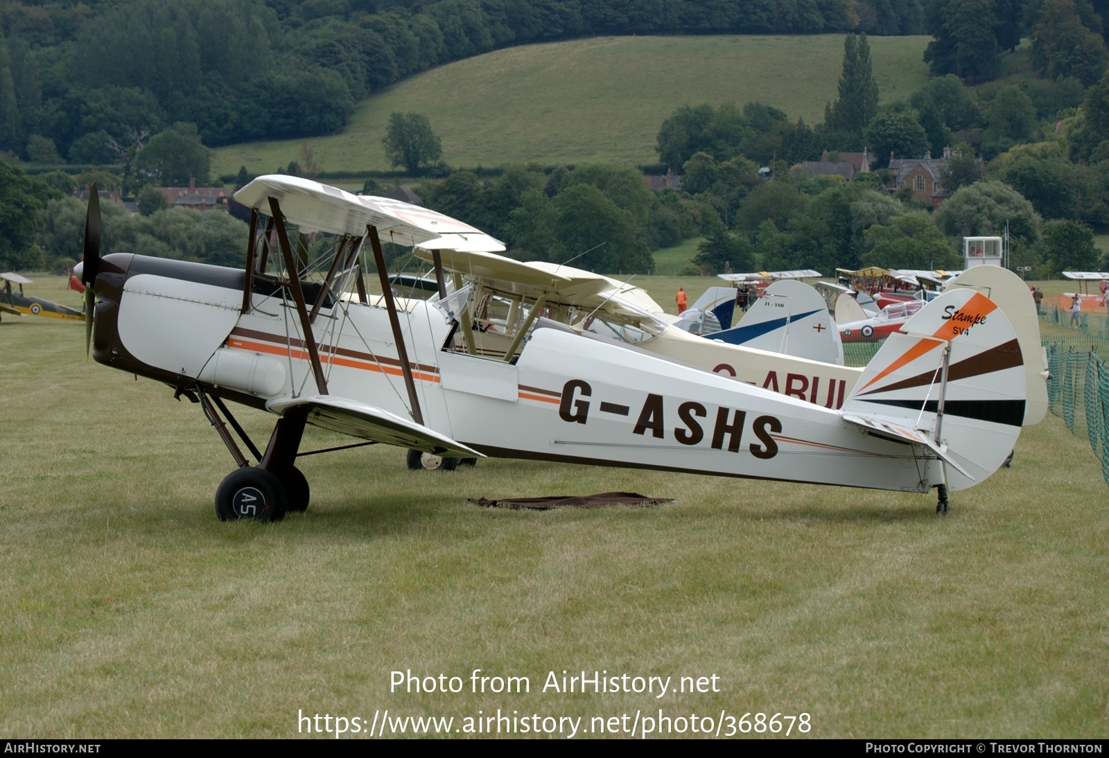 Aircraft Photo of G-ASHS | Stampe-Vertongen SV-4C | AirHistory.net #368678