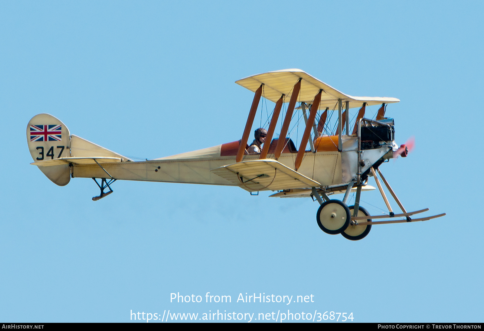 Aircraft Photo of G-AWYI / 347 | Royal Aircraft Factory BE-2c (replica) | UK - Air Force | AirHistory.net #368754