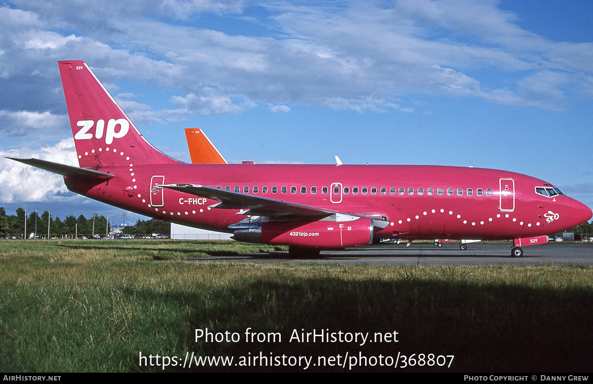 Aircraft Photo of C-FHCP | Boeing 737-2T7/Adv | Zip Air | AirHistory.net #368807