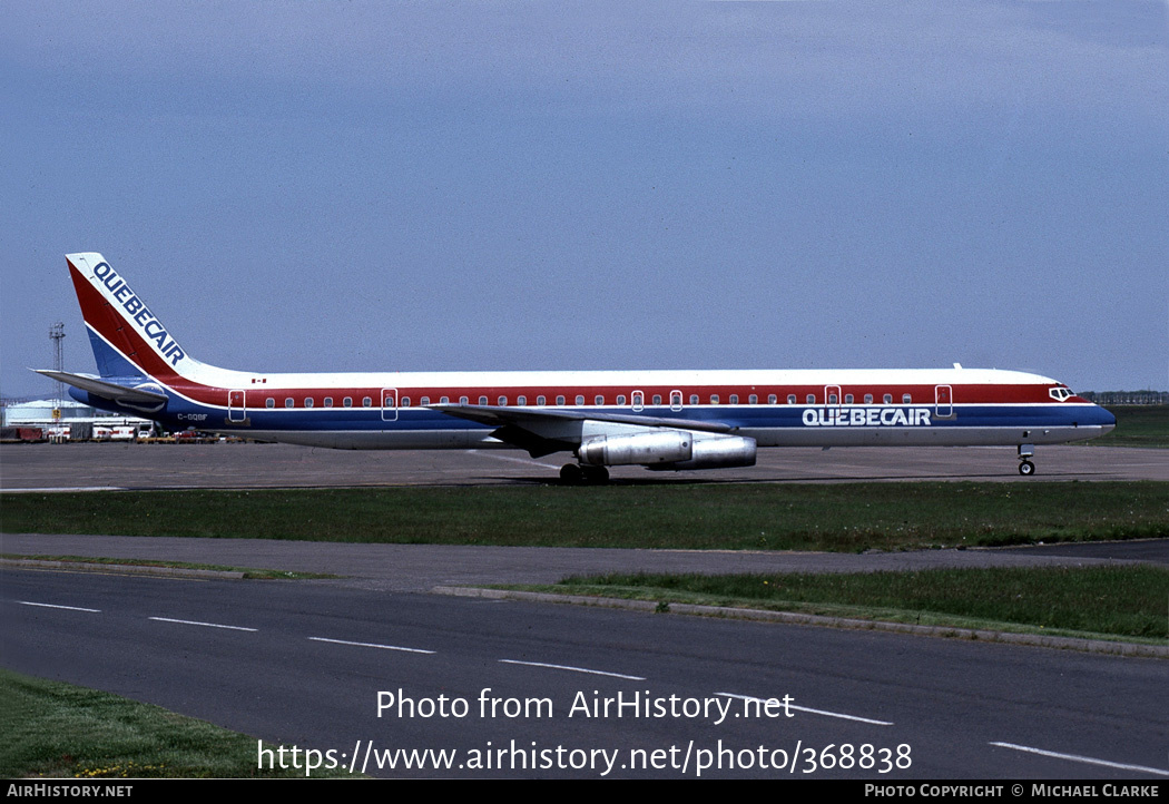 Aircraft Photo of C-GQBF | McDonnell Douglas DC-8-63(F) | Quebecair | AirHistory.net #368838