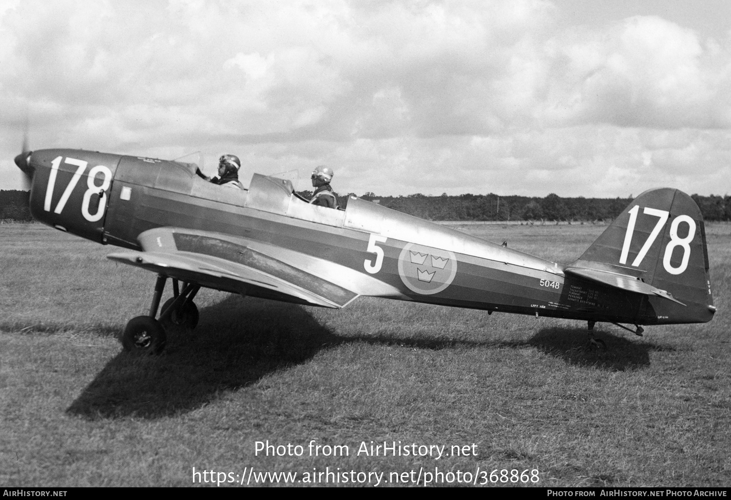 Aircraft Photo of 5048 | Klemm Sk15A (Kl 35D) | Sweden - Air Force | AirHistory.net #368868