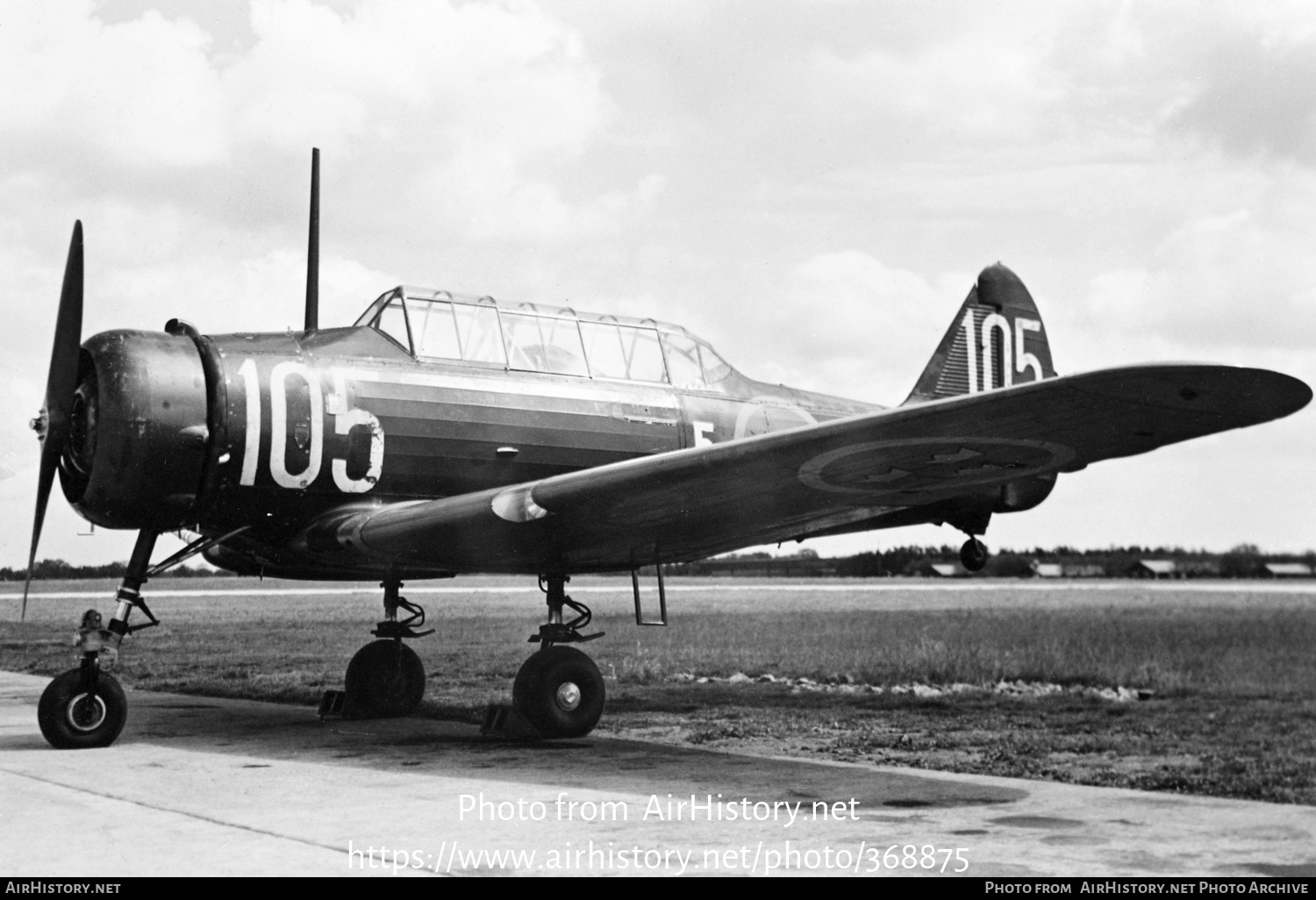 Aircraft Photo Of 696 | North American Sk14N (NA-16-4M) | Sweden - Air ...