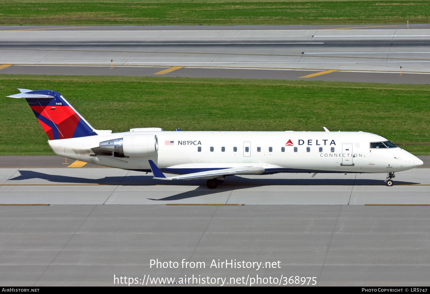 Aircraft Photo of N819CA | Bombardier CRJ-100ER (CL-600-2B19) | Delta Connection | AirHistory.net #368975