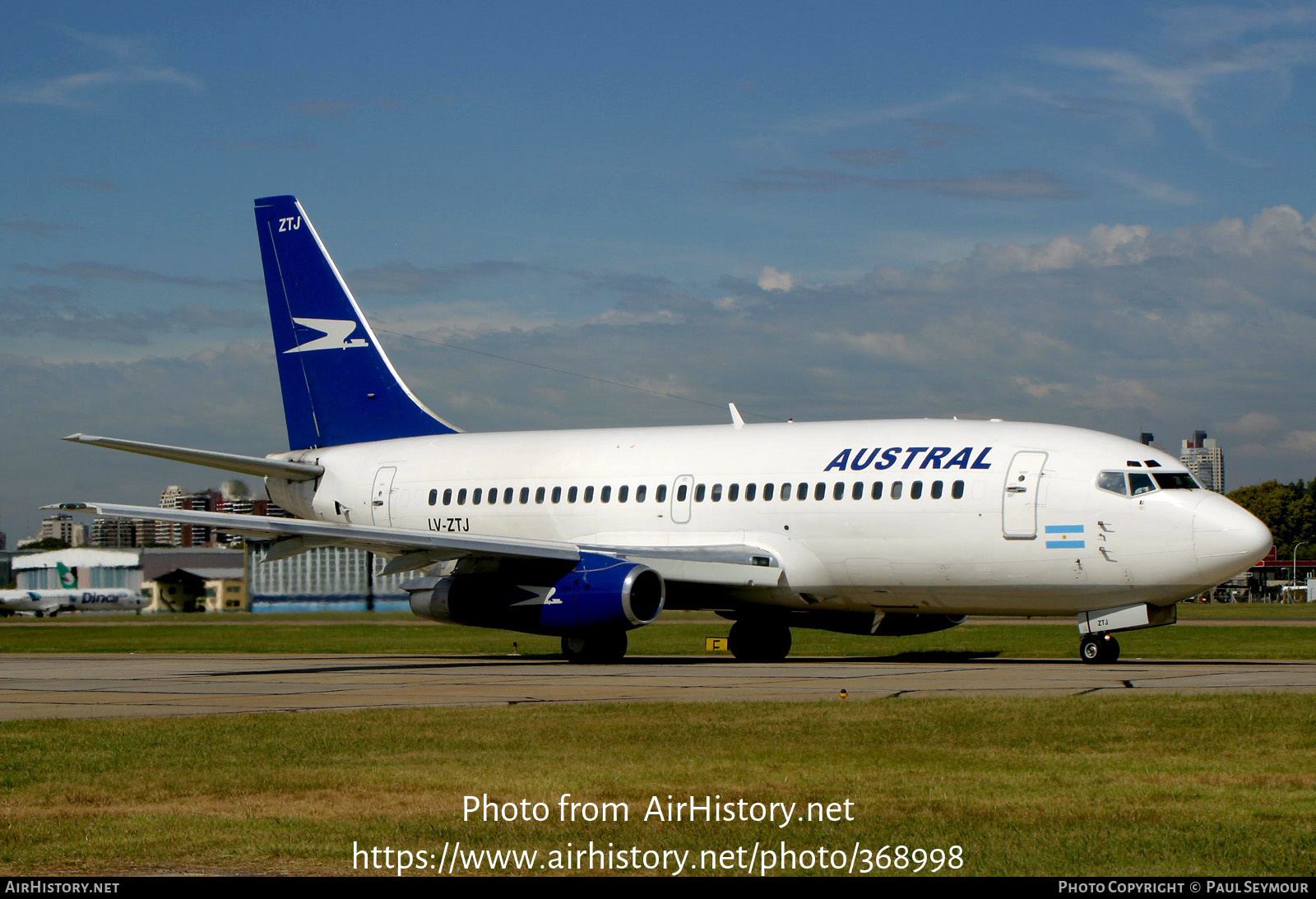 Aircraft Photo of LV-ZTJ | Boeing 737-236/Adv | Austral Líneas Aéreas | AirHistory.net #368998