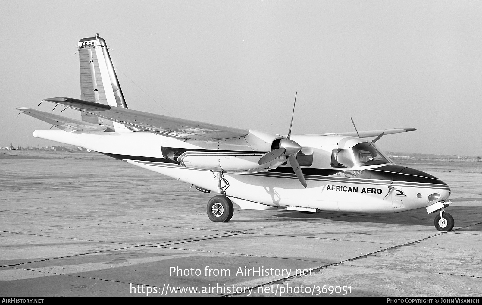 Aircraft Photo of CF-SAU | Aero Commander 680E Commander | African Aero | AirHistory.net #369051