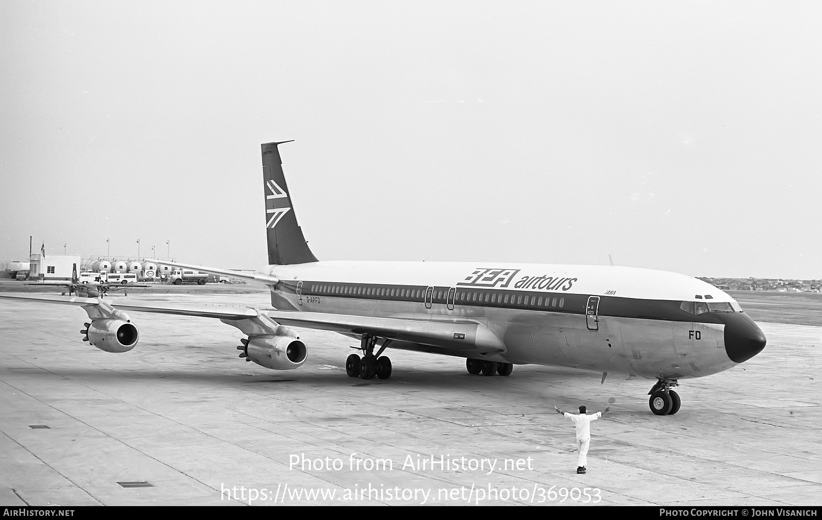 Aircraft Photo of G-APFD | Boeing 707-436 | BEA Airtours - British European Airways | AirHistory.net #369053