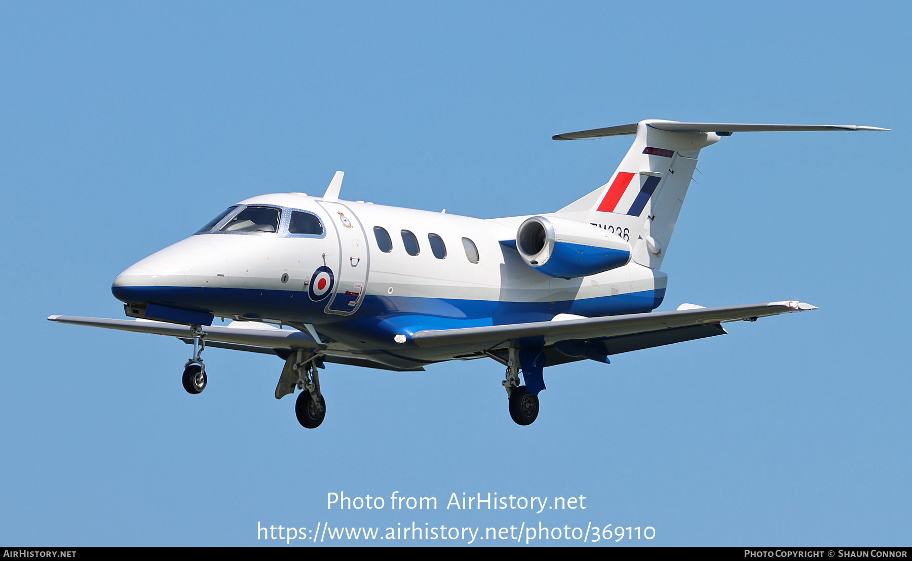 Aircraft Photo of ZM336 | Embraer EMB-500 Phenom 100 | UK - Air Force | AirHistory.net #369110