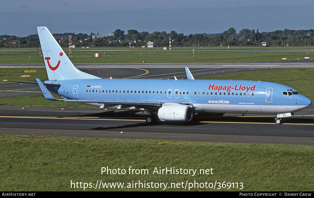 Aircraft Photo of D-AHFL | Boeing 737-8K5 | Hapag-Lloyd | AirHistory.net #369113