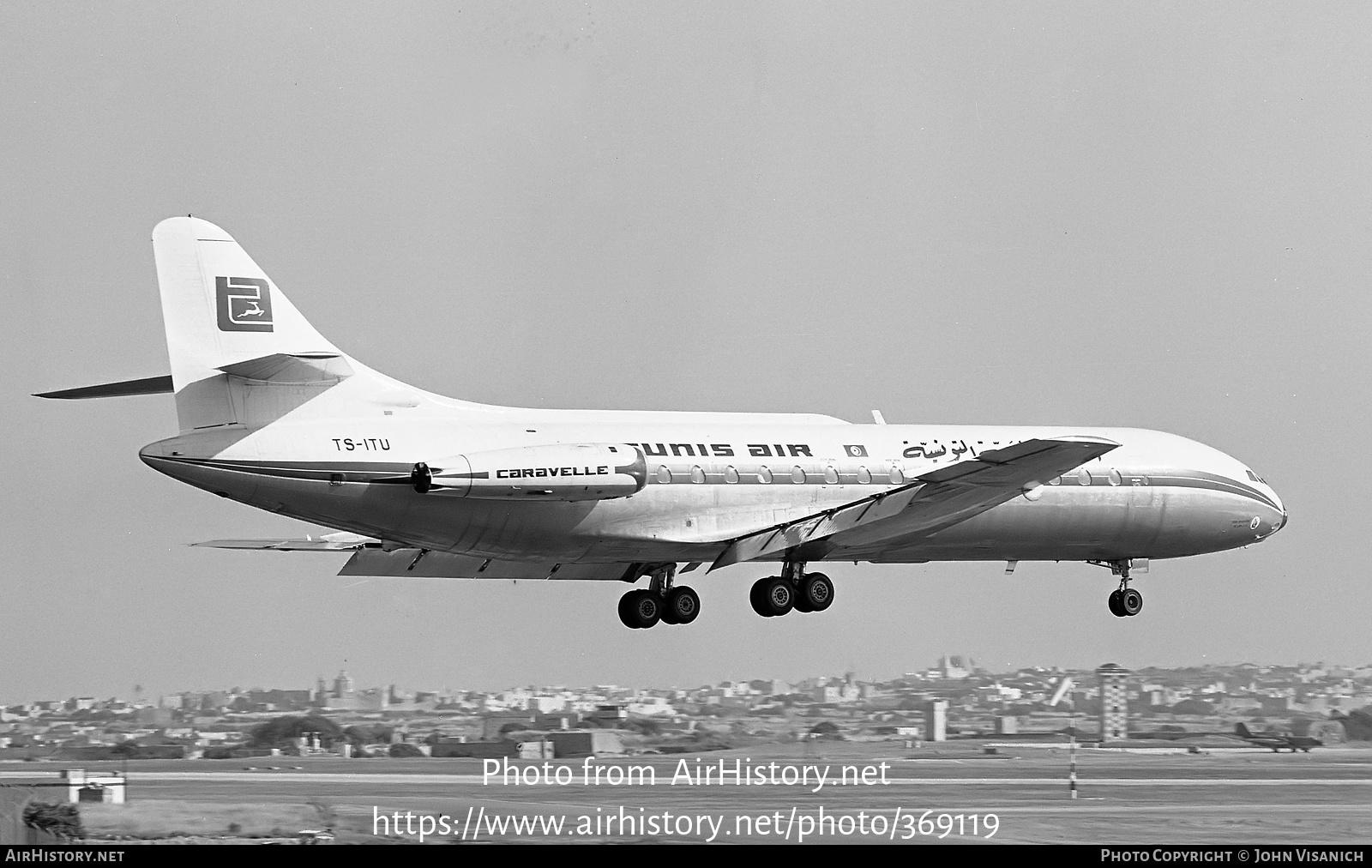 Aircraft Photo of TS-ITU | Sud SE-210 Caravelle III | Tunis Air | AirHistory.net #369119