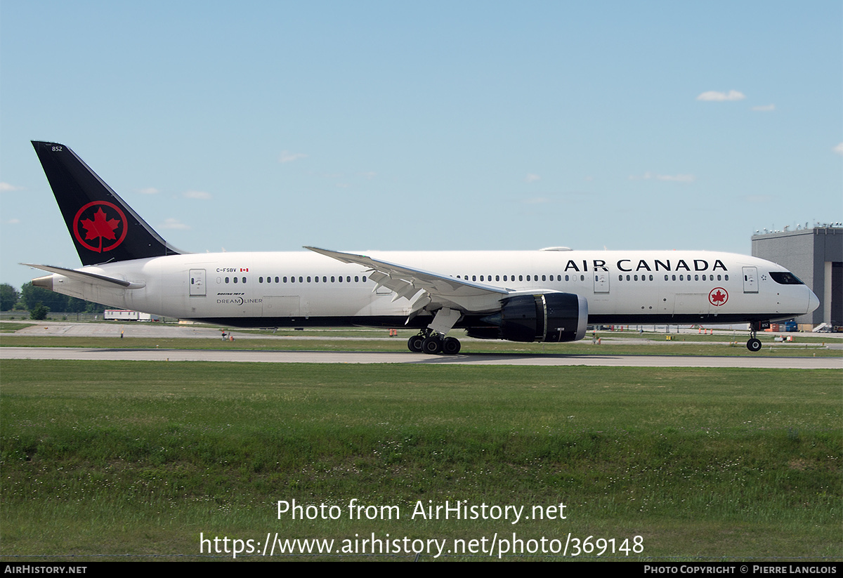 Aircraft Photo of C-FSBV | Boeing 787-9 Dreamliner | Air Canada | AirHistory.net #369148