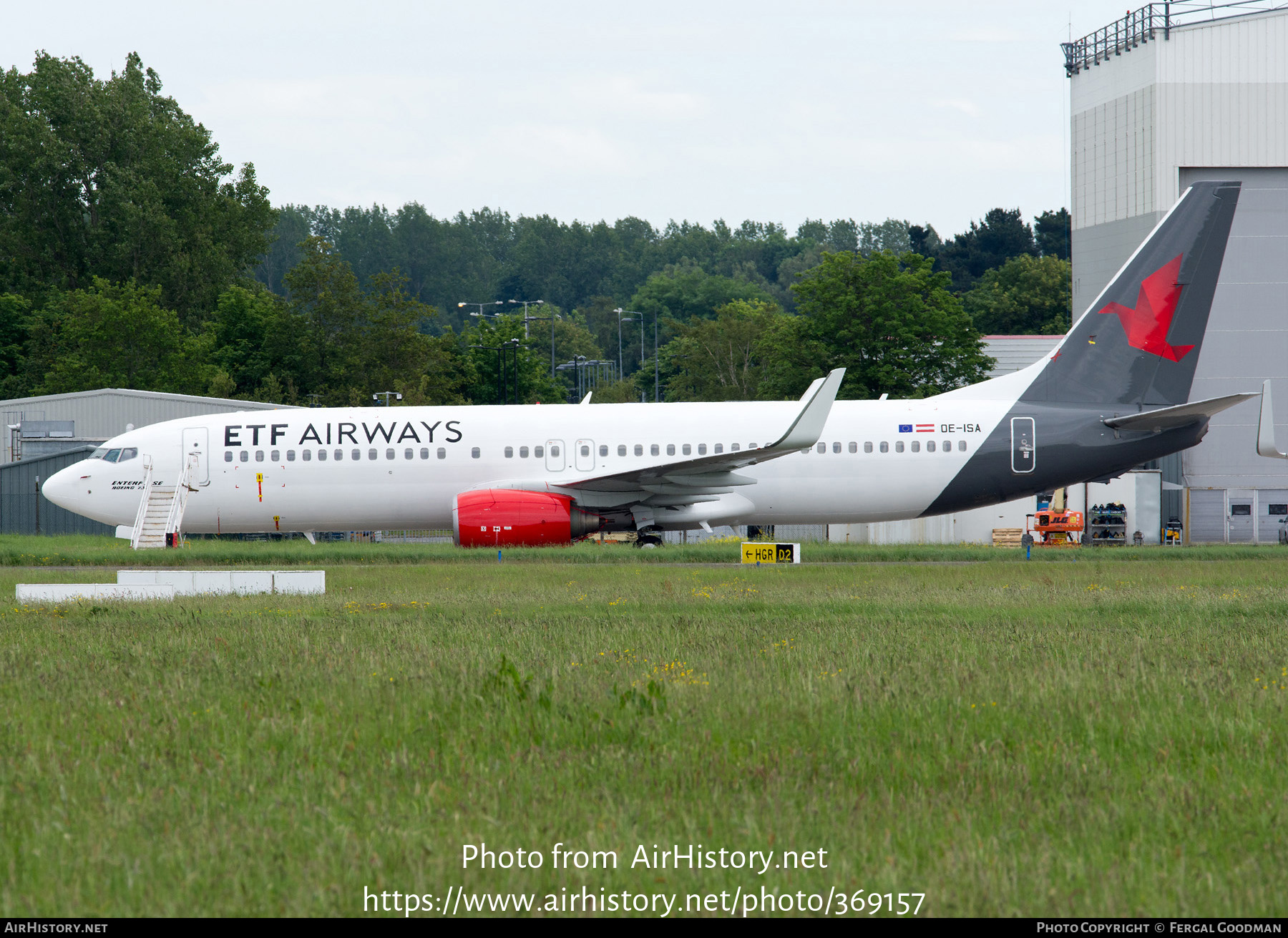 Aircraft Photo of OE-ISA | Boeing 737-8Q8 | ETF Airways | AirHistory.net #369157