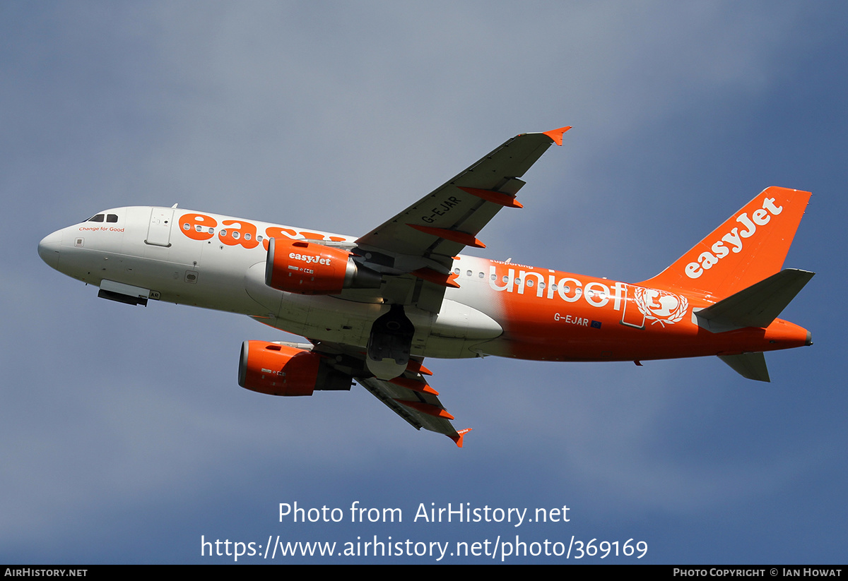 Aircraft Photo of G-EJAR | Airbus A319-111 | EasyJet | AirHistory.net #369169