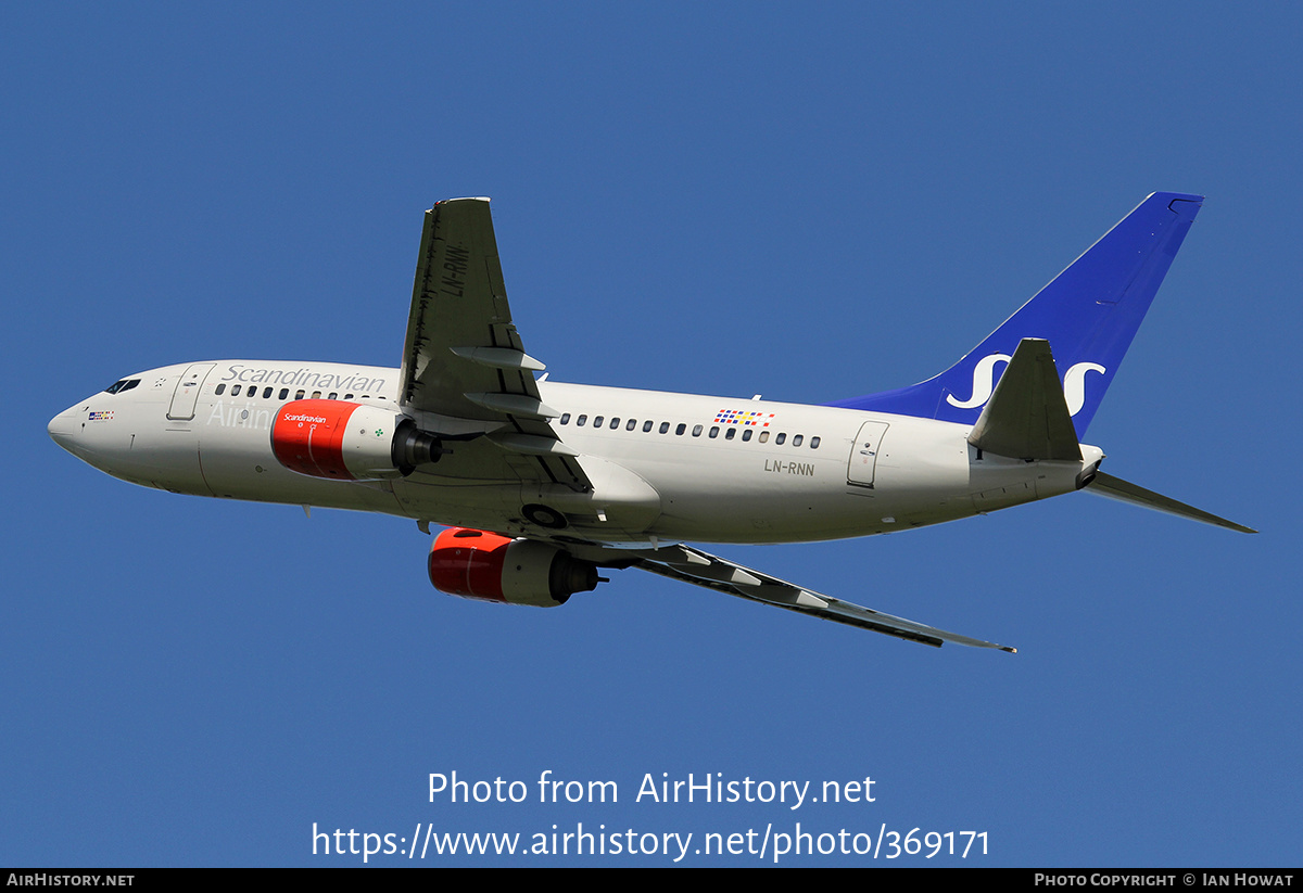 Aircraft Photo of LN-RNN | Boeing 737-783 | Scandinavian Airlines - SAS | AirHistory.net #369171