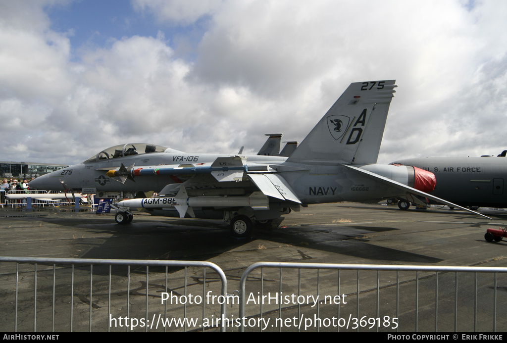 Aircraft Photo of 166662 | Boeing F/A-18F Super Hornet | USA - Navy | AirHistory.net #369185