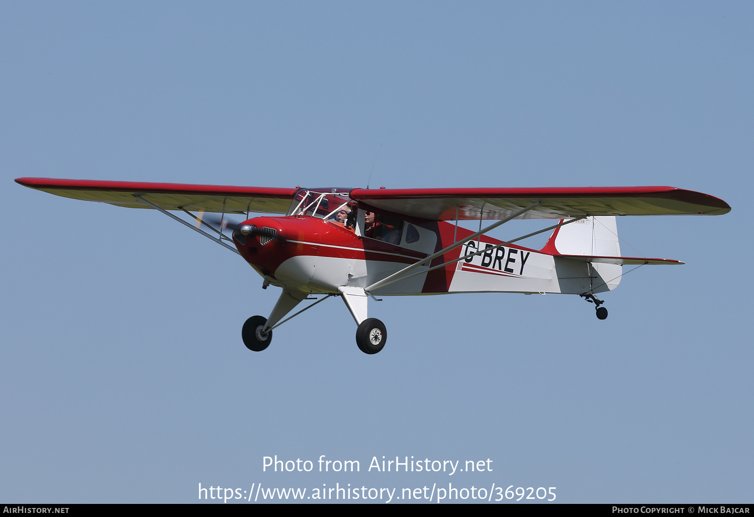 Aircraft Photo of G-BREY | Taylorcraft BC-12D Twosome | AirHistory.net #369205