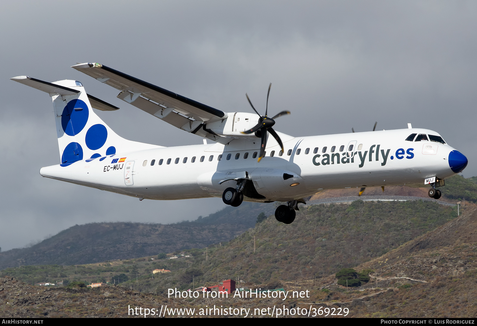 Aircraft Photo of EC-MUJ | ATR ATR-72-500 (ATR-72-212A) | Canaryfly | AirHistory.net #369229