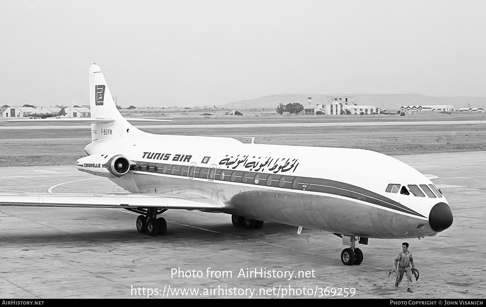 Aircraft Photo of F-BUFM | Sud SE-210 Caravelle III | Tunis Air | AirHistory.net #369259