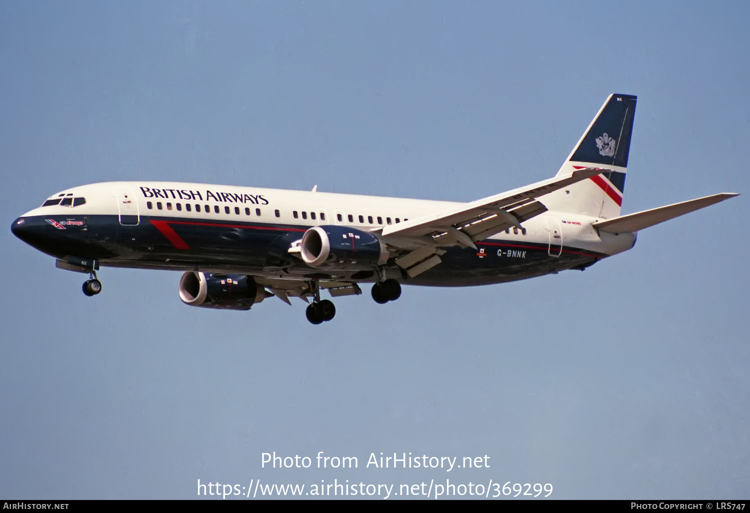 Aircraft Photo of G-BNNK | Boeing 737-4Q8 | British Airways | AirHistory.net #369299