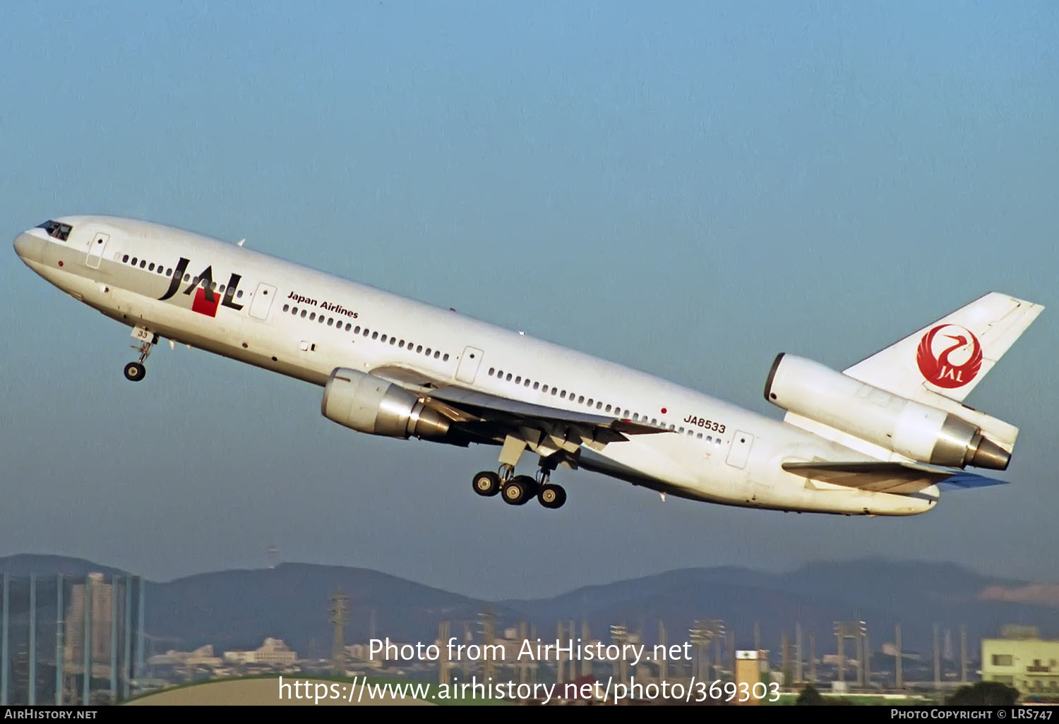 Aircraft Photo of JA8533 | McDonnell Douglas DC-10-40 | Japan Airlines - JAL | AirHistory.net #369303