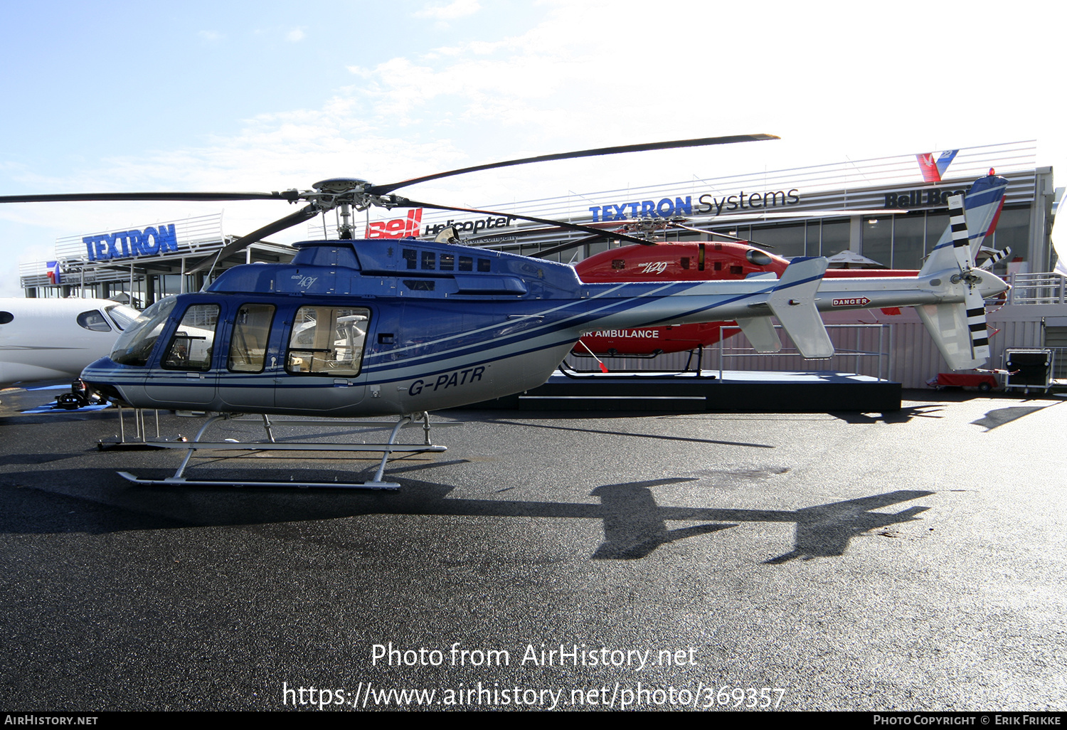 Aircraft Photo of G-PATR | Bell 407 | AirHistory.net #369357