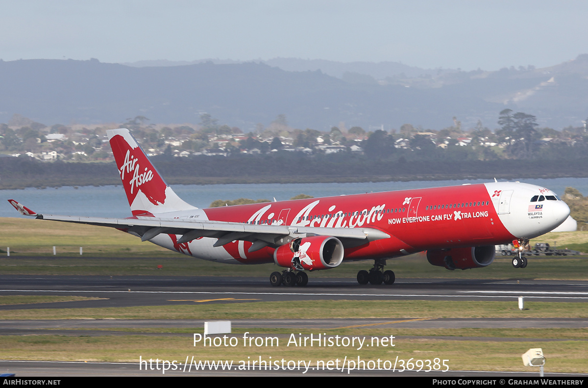 Aircraft Photo of 9M-XXI | Airbus A330-343E | AirAsia X | AirHistory.net #369385