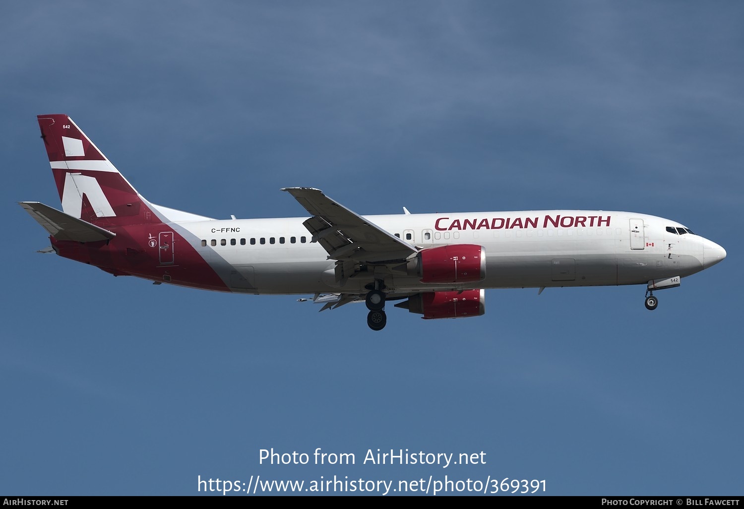 Aircraft Photo of C-FFNC | Boeing 737-406 | Canadian North | AirHistory.net #369391