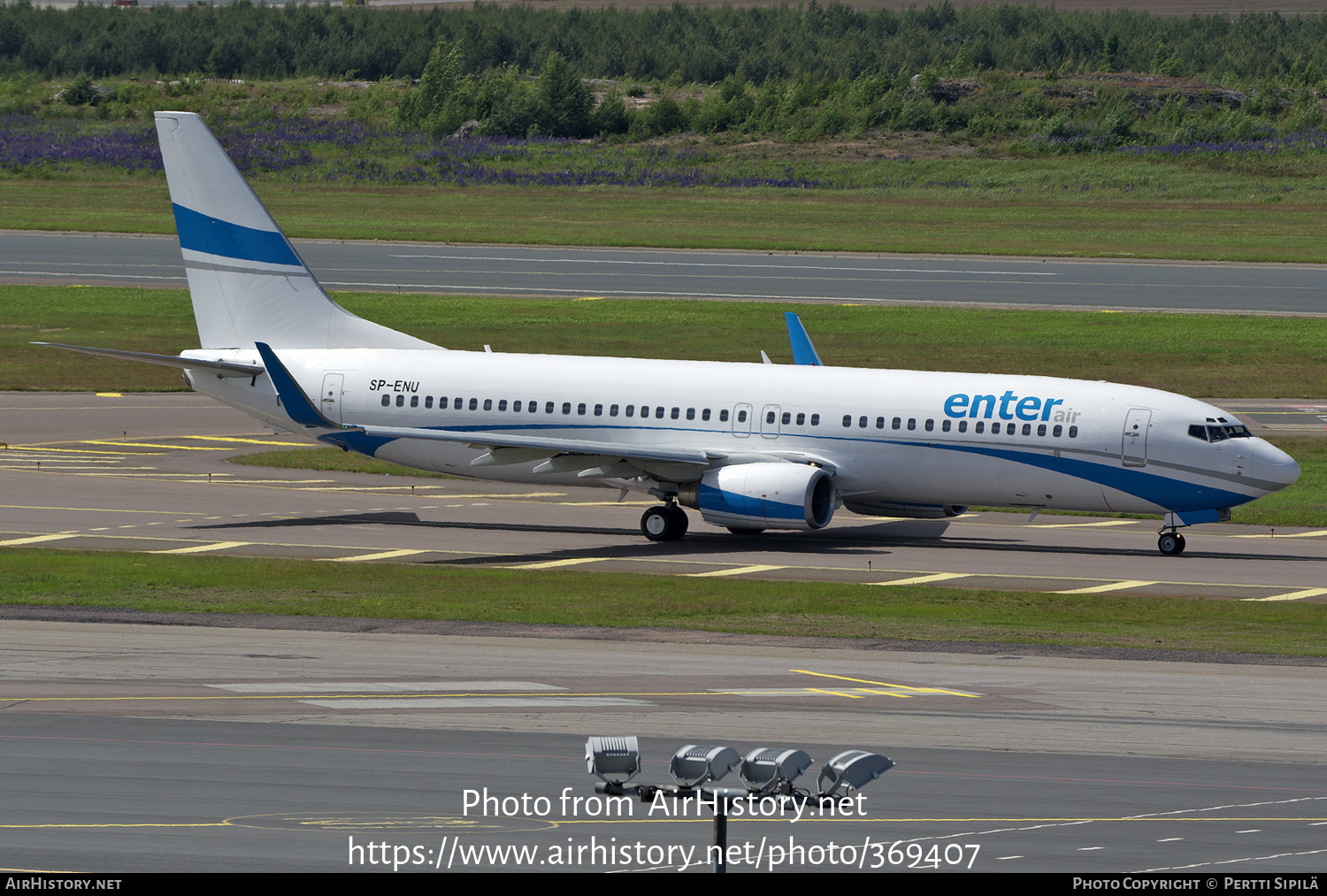 Aircraft Photo of SP-ENU | Boeing 737-83N | Enter Air | AirHistory.net #369407