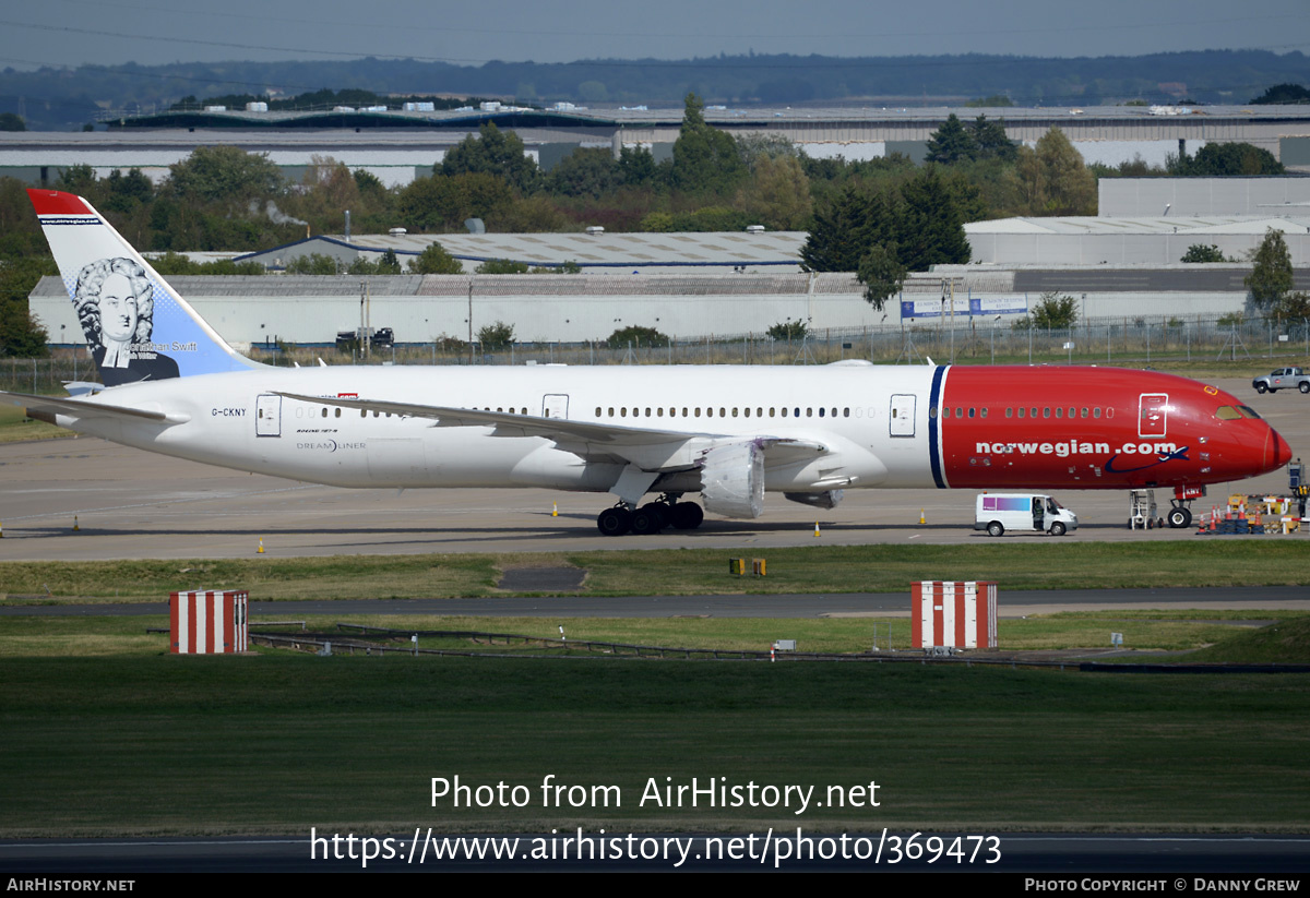 Aircraft Photo of G-CKNY | Boeing 787-9 Dreamliner | Norwegian | AirHistory.net #369473