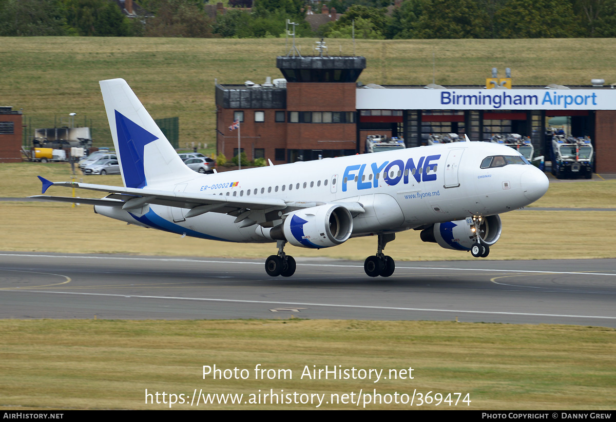 Aircraft Photo of ER-00002 | Airbus A319-112 | FlyOne | AirHistory.net #369474