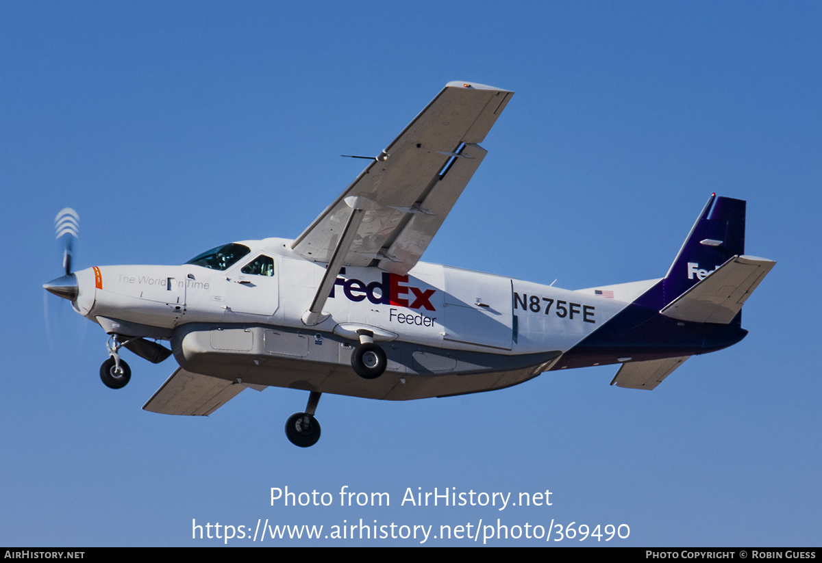 Aircraft Photo of N875FE | Cessna 208B Super Cargomaster | FedEx Feeder | AirHistory.net #369490