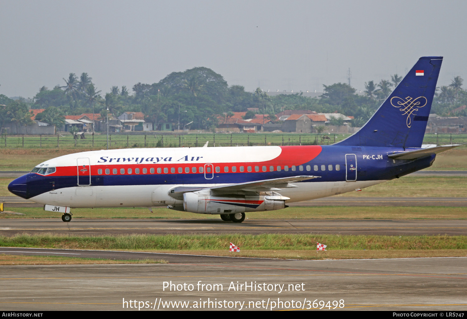 Aircraft Photo of PK-CJH | Boeing 737-2B7/Adv | Sriwijaya Air | AirHistory.net #369498