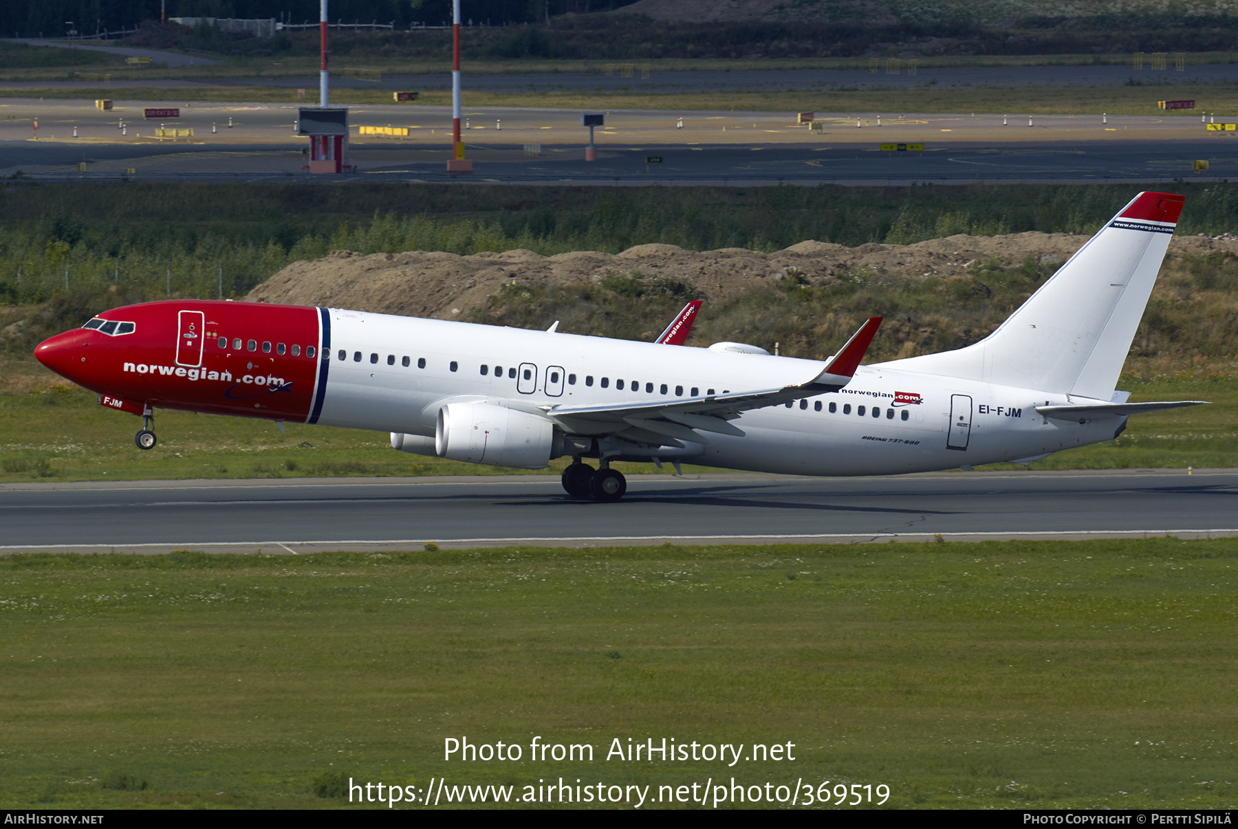 Aircraft Photo of EI-FJM | Boeing 737-8JP | Norwegian | AirHistory.net #369519