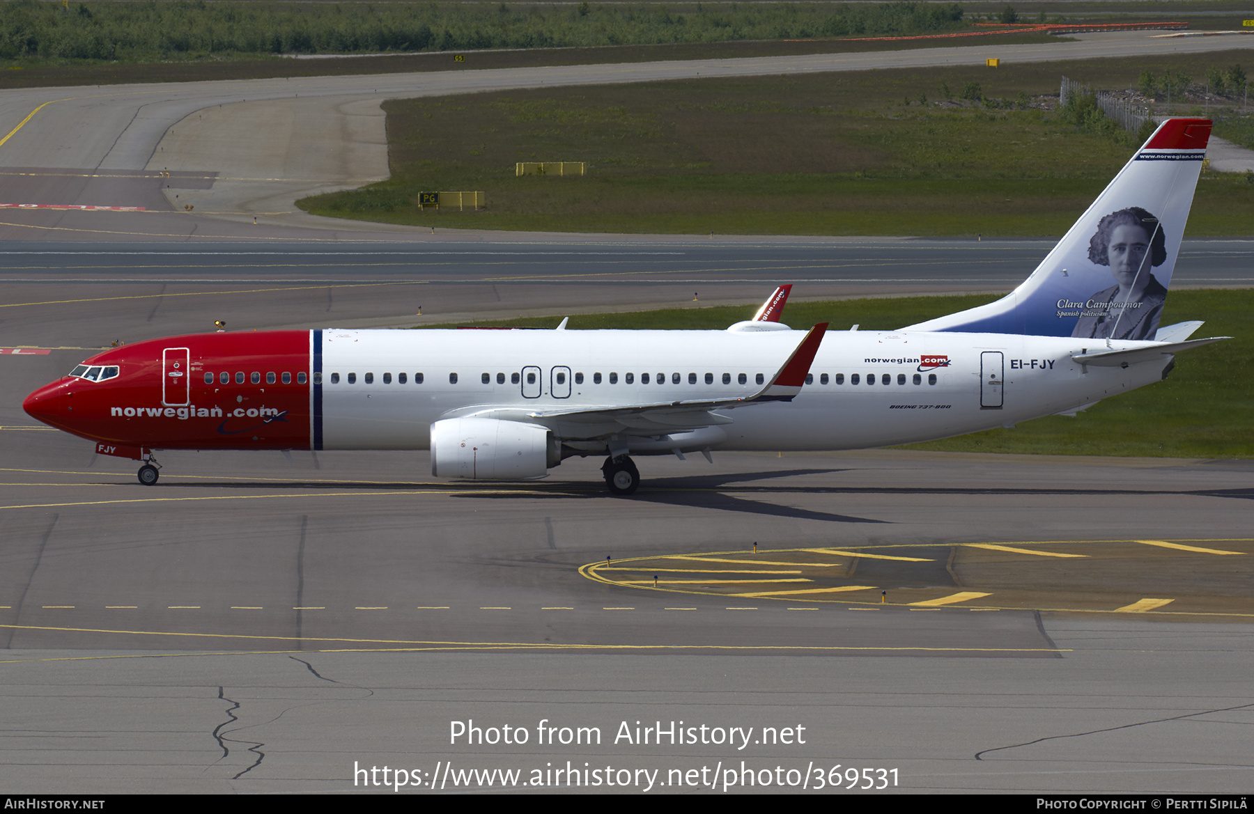 Aircraft Photo of EI-FJY | Boeing 737-8JP | Norwegian | AirHistory.net #369531