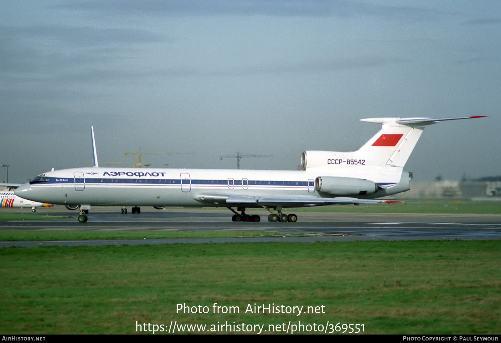 Aircraft Photo of CCCP-85542 | Tupolev Tu-154B-2 | Aeroflot | AirHistory.net #369551