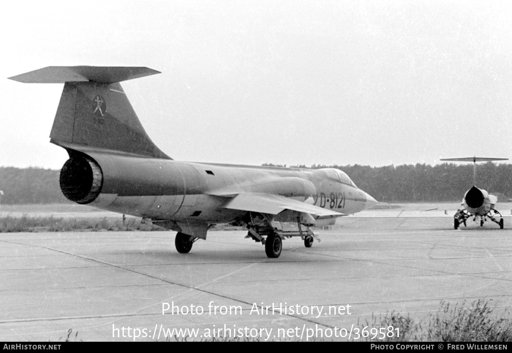 Aircraft Photo of D-8121 | Lockheed F-104G Starfighter | Netherlands - Air Force | AirHistory.net #369581