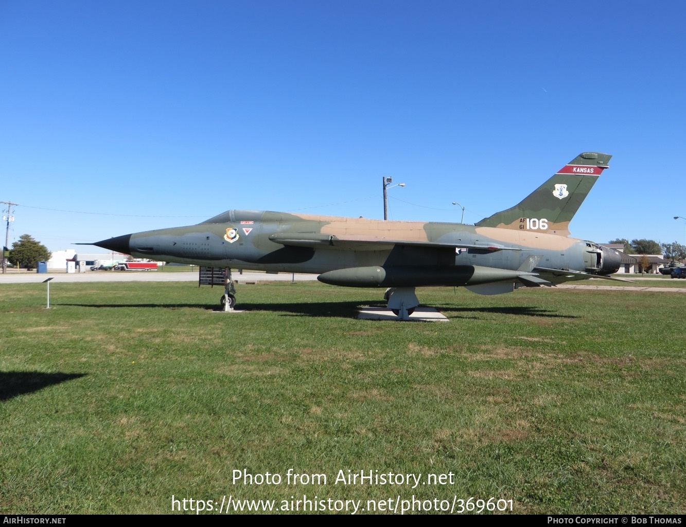 Aircraft Photo of 61-0106 / AF61-106 | Republic F-105D Thunderchief | USA - Air Force | AirHistory.net #369601