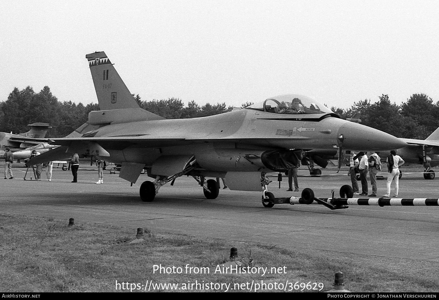 Aircraft Photo of FA87 | General Dynamics F-16A Fighting Falcon | Belgium - Air Force | AirHistory.net #369629