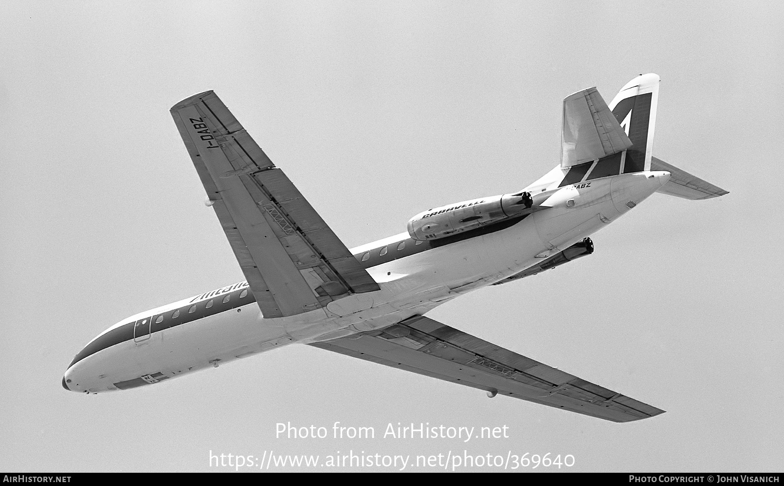 Aircraft Photo of I-DABZ | Sud SE-210 Caravelle VI-N | Alitalia | AirHistory.net #369640