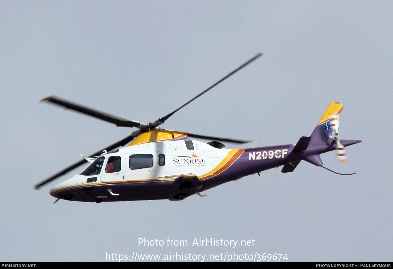 Aircraft Photo of N209CF | Agusta A-109E Power | Sunrise Hospital and Medical Center | AirHistory.net #369674