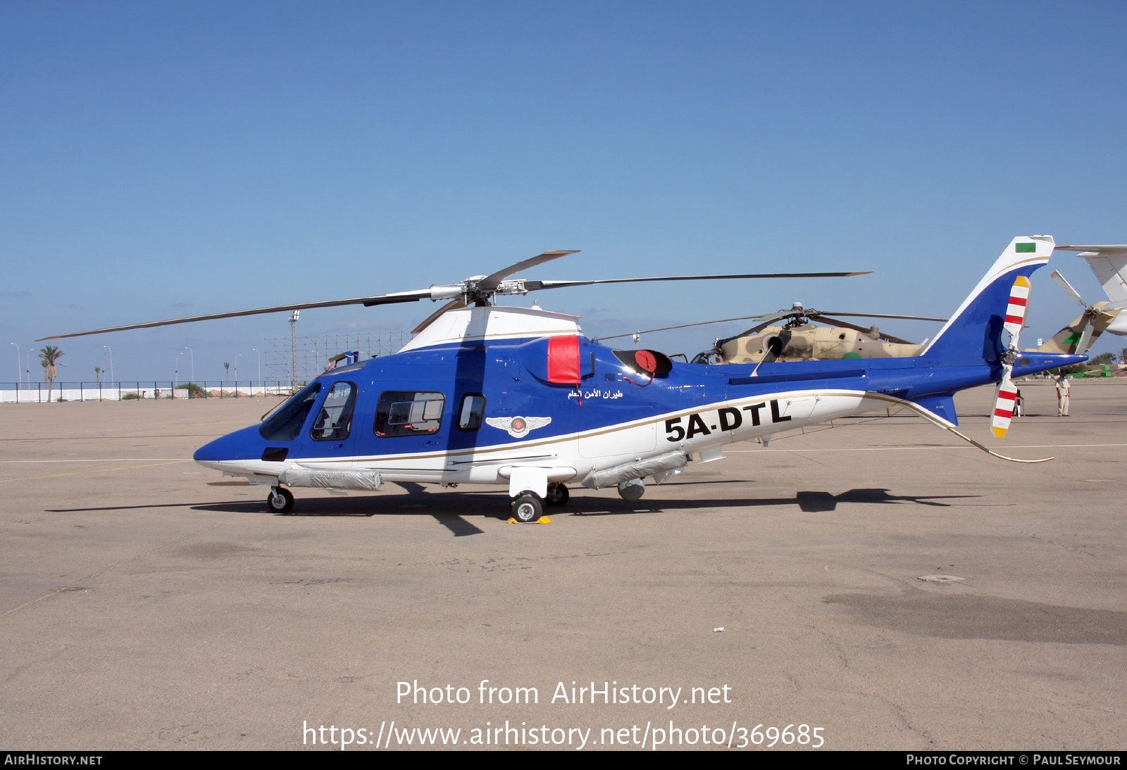 Aircraft Photo of 5A-DTL | Agusta A-109E Power | Libya Border Patrol | AirHistory.net #369685