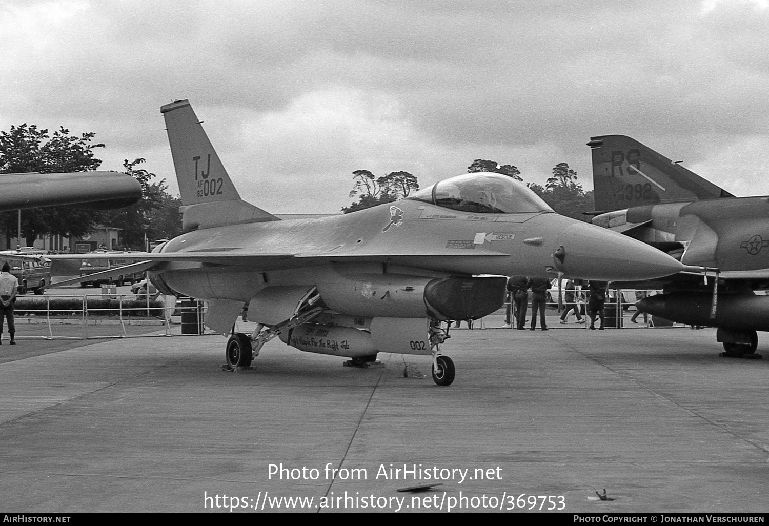 Aircraft Photo of 82-1002 / AF82-002 | General Dynamics F-16A Fighting Falcon | USA - Air Force | AirHistory.net #369753